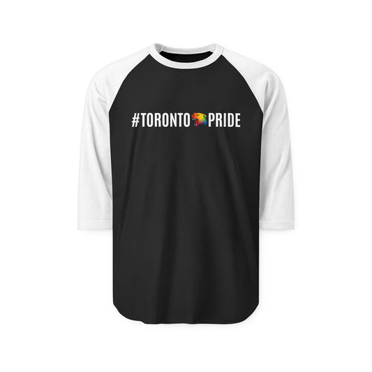 #TorontoPride - Toronto Fisher Cats Hockey Pride Three-Quarter Sleeve Raglan Shirt