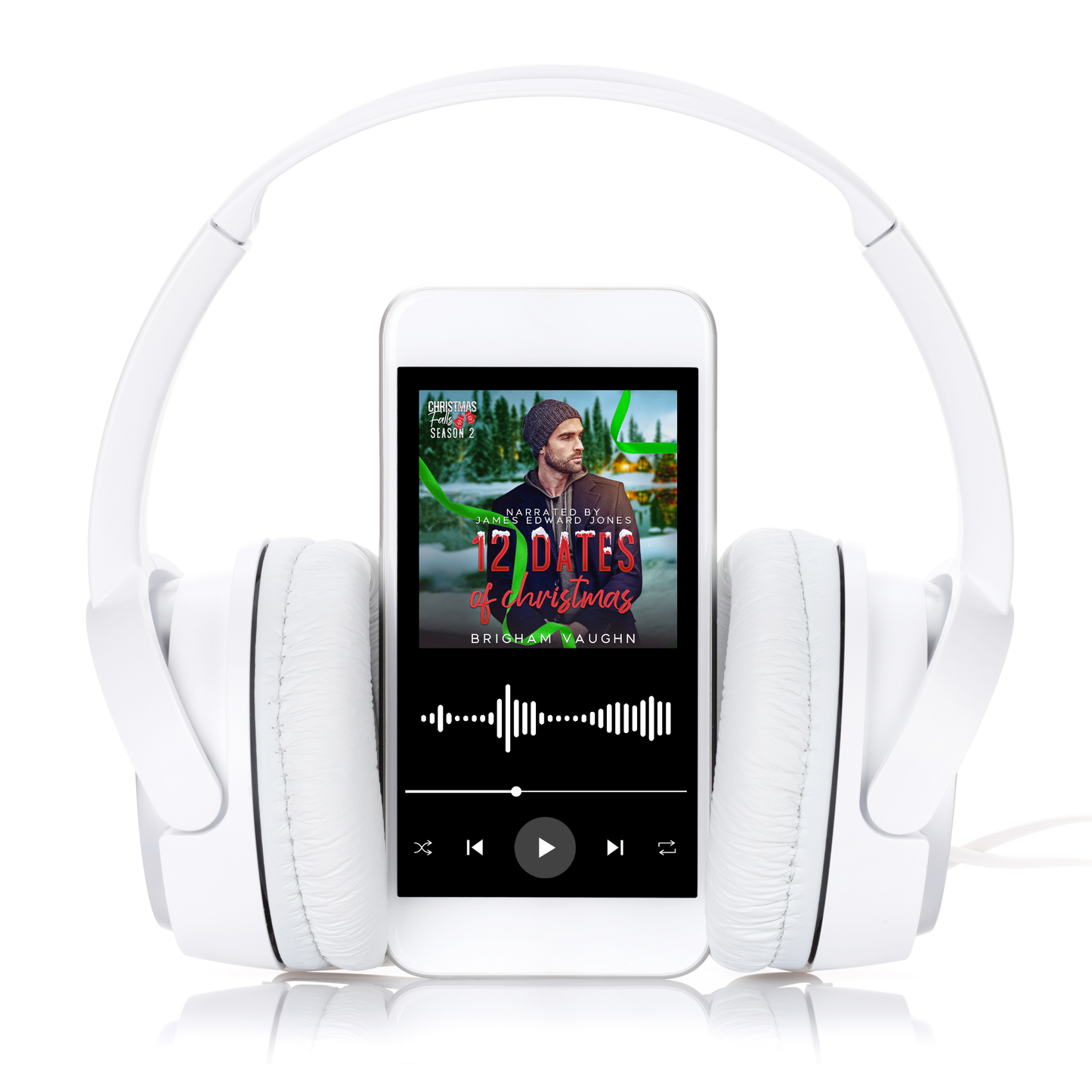 12 Dates of Christmas by Brigham Vaughn m/m holiday romance audiobook