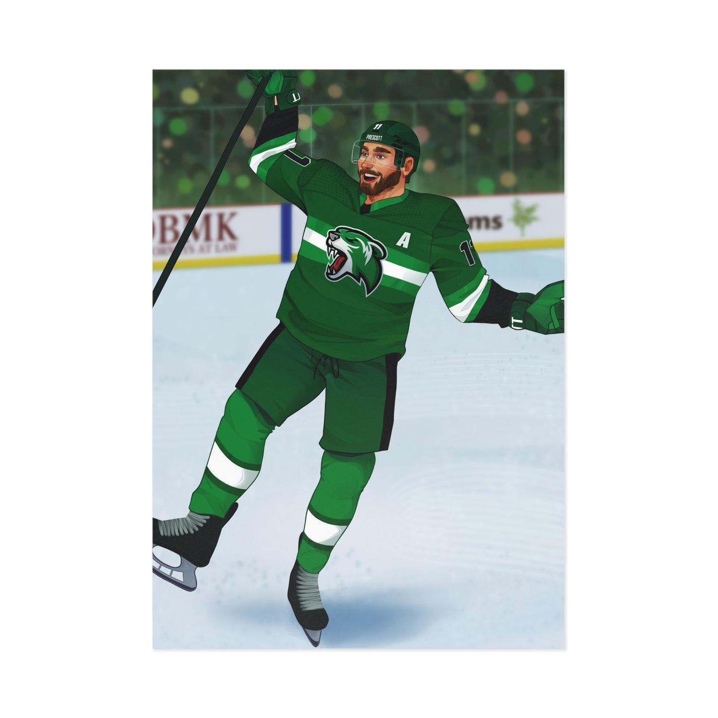 Matty Carlson Postcard