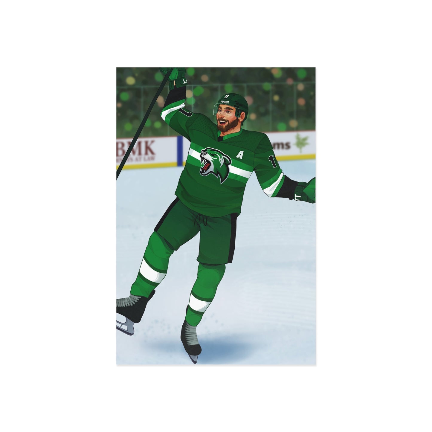 Matty Carlson Postcard