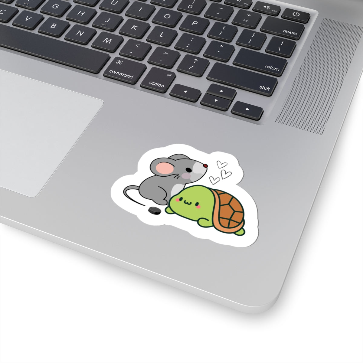 Mouse and Turtle Love Sticker