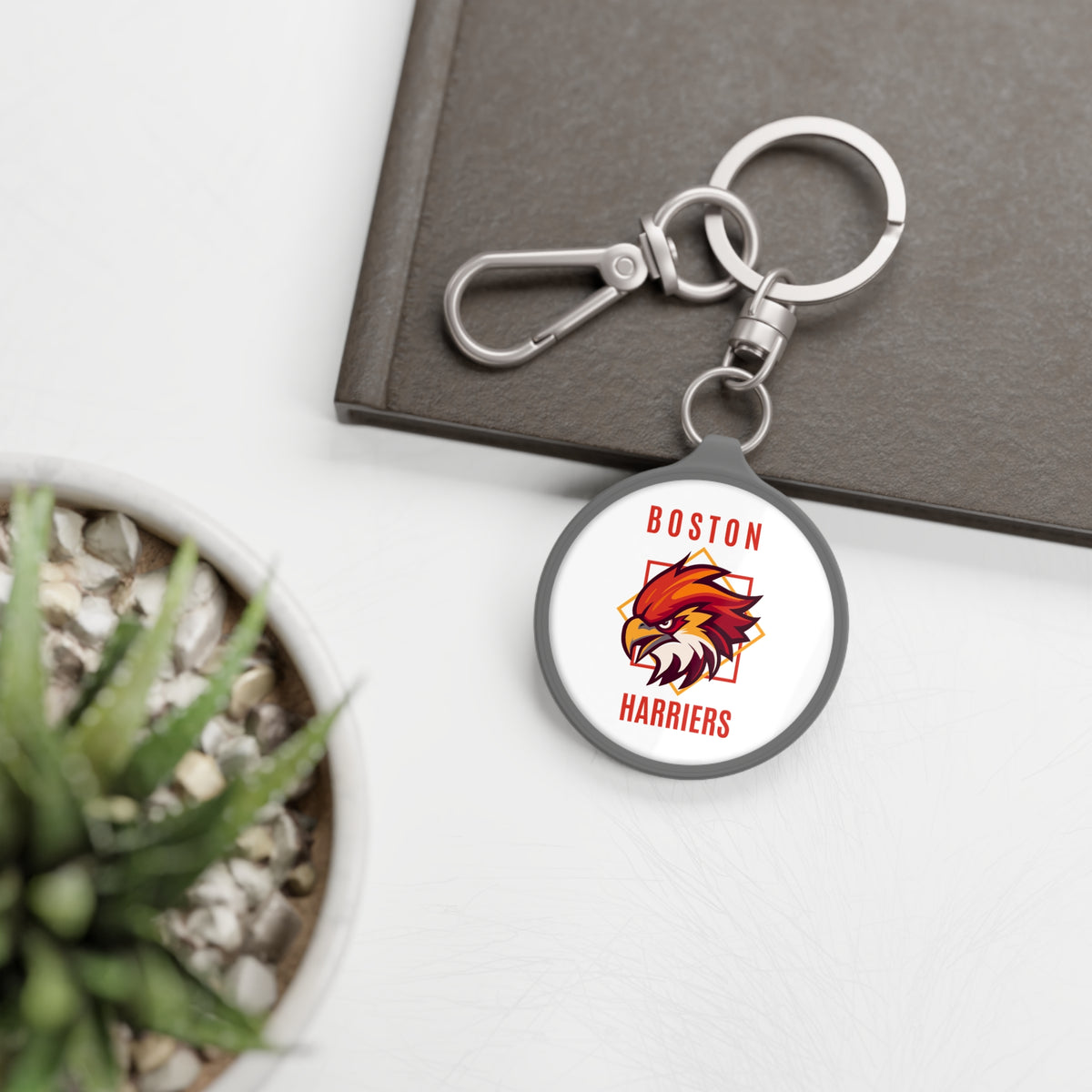 Boston Harriers Keyring Tag