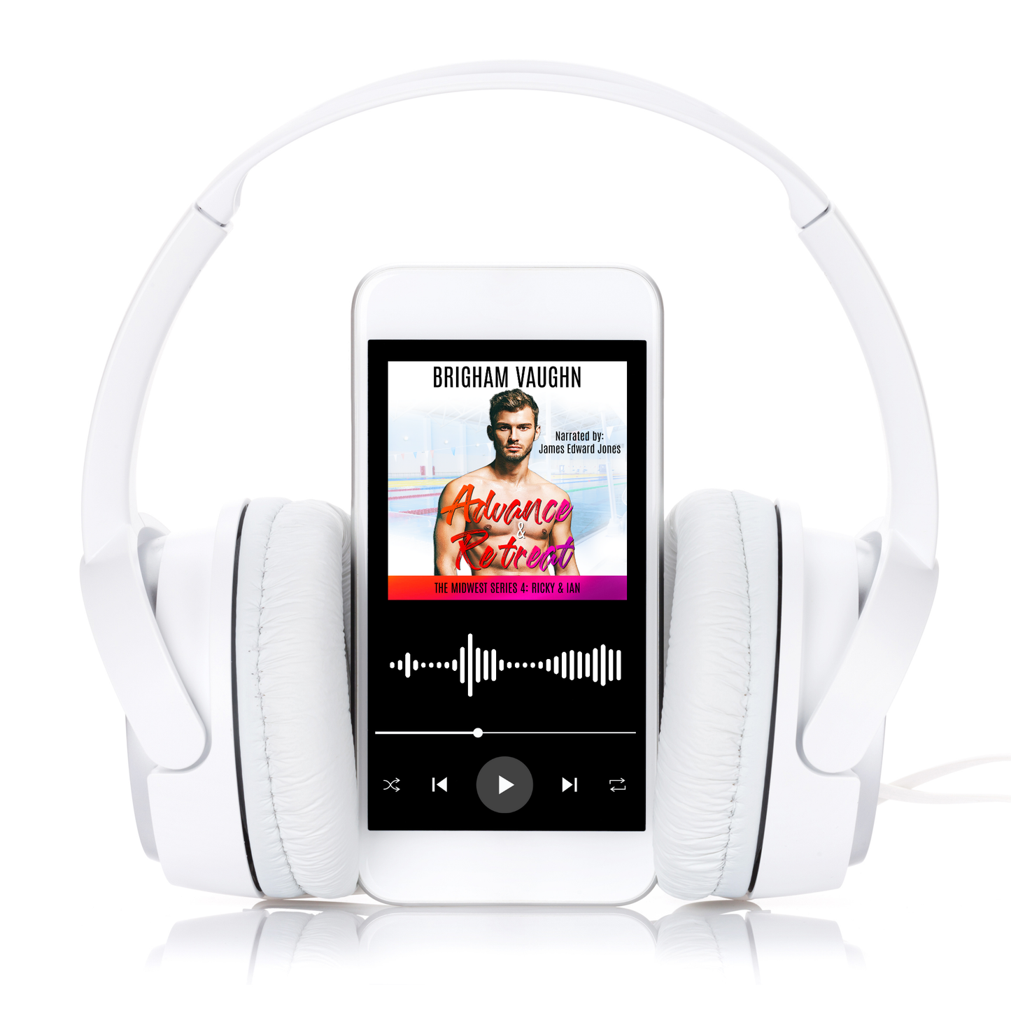 Advance & Retreat by Brigham Vaughn m/m sports romance audiobook