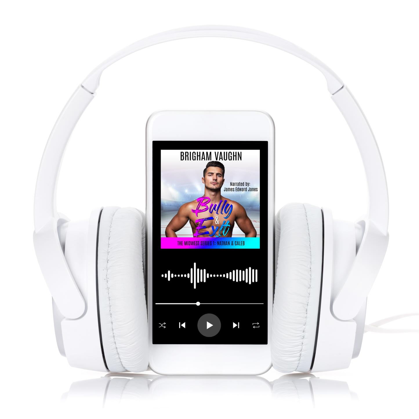 Bully & Exit by Brigham Vaughn m/m sports romance audiobook