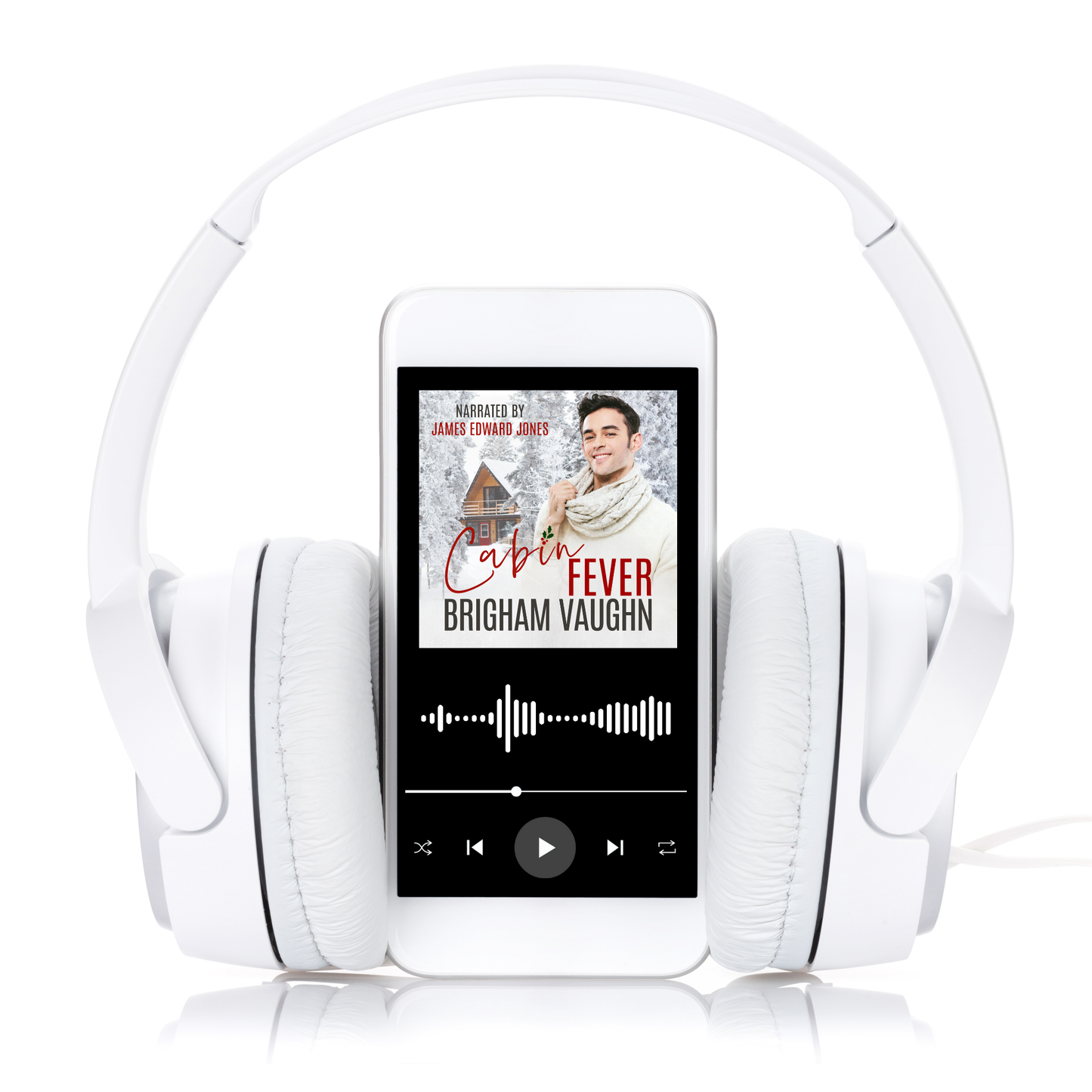 Cabin Fever by Brigham Vaughn m/m holiday romance audiobook