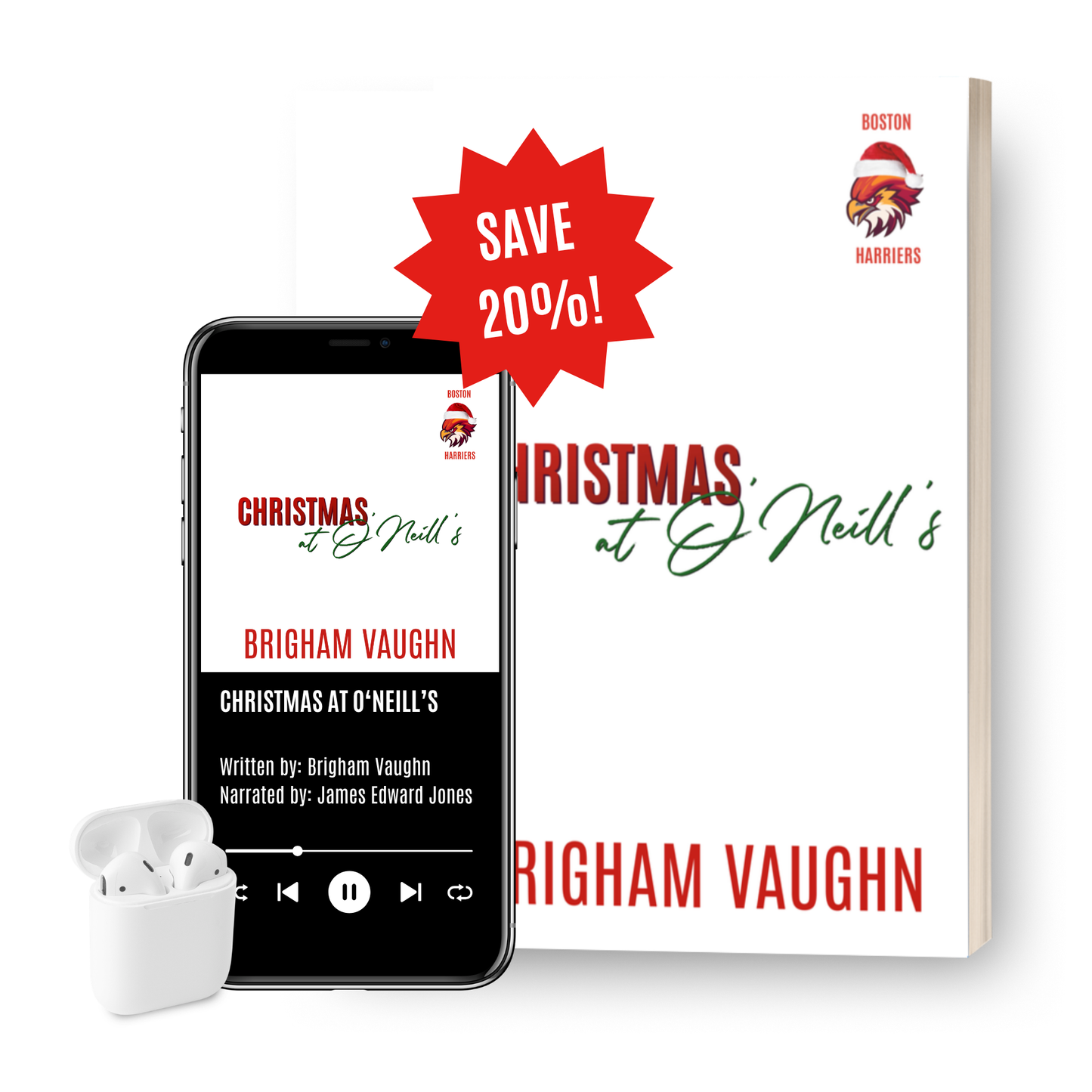 PRE-ORDER Christmas at O'Neill's (The Scoring Chances Series #7) - Audio & Paperback Bundle