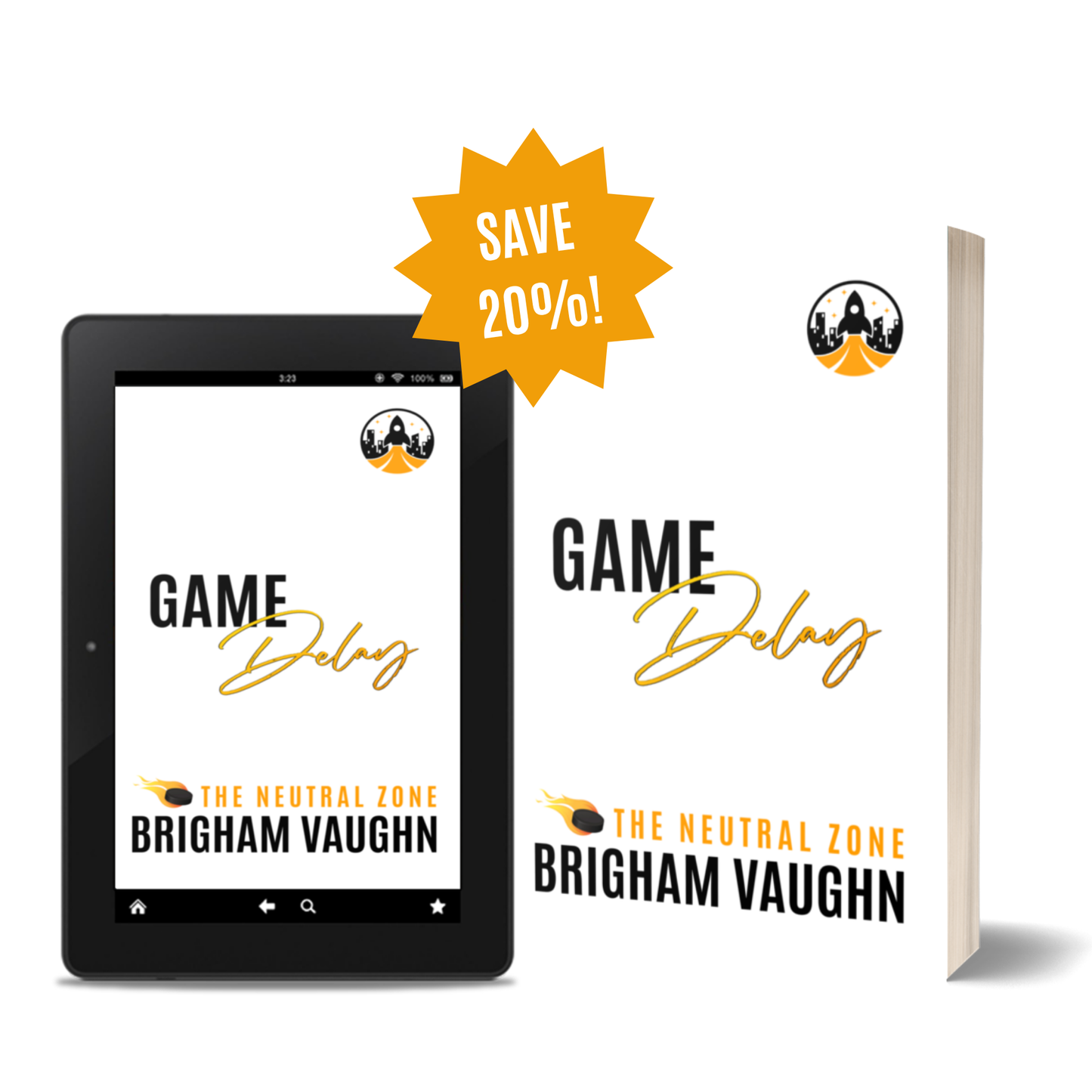 PRE-ORDER Game Delay (The Neutral Zone Series #1) - eBook and Paperback Bundle