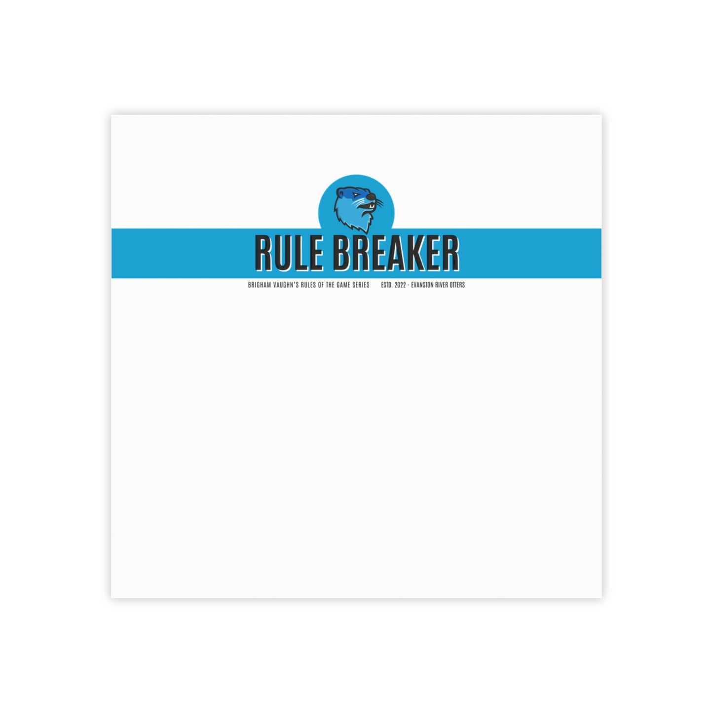 Rule Breaker Sticky Note Pad