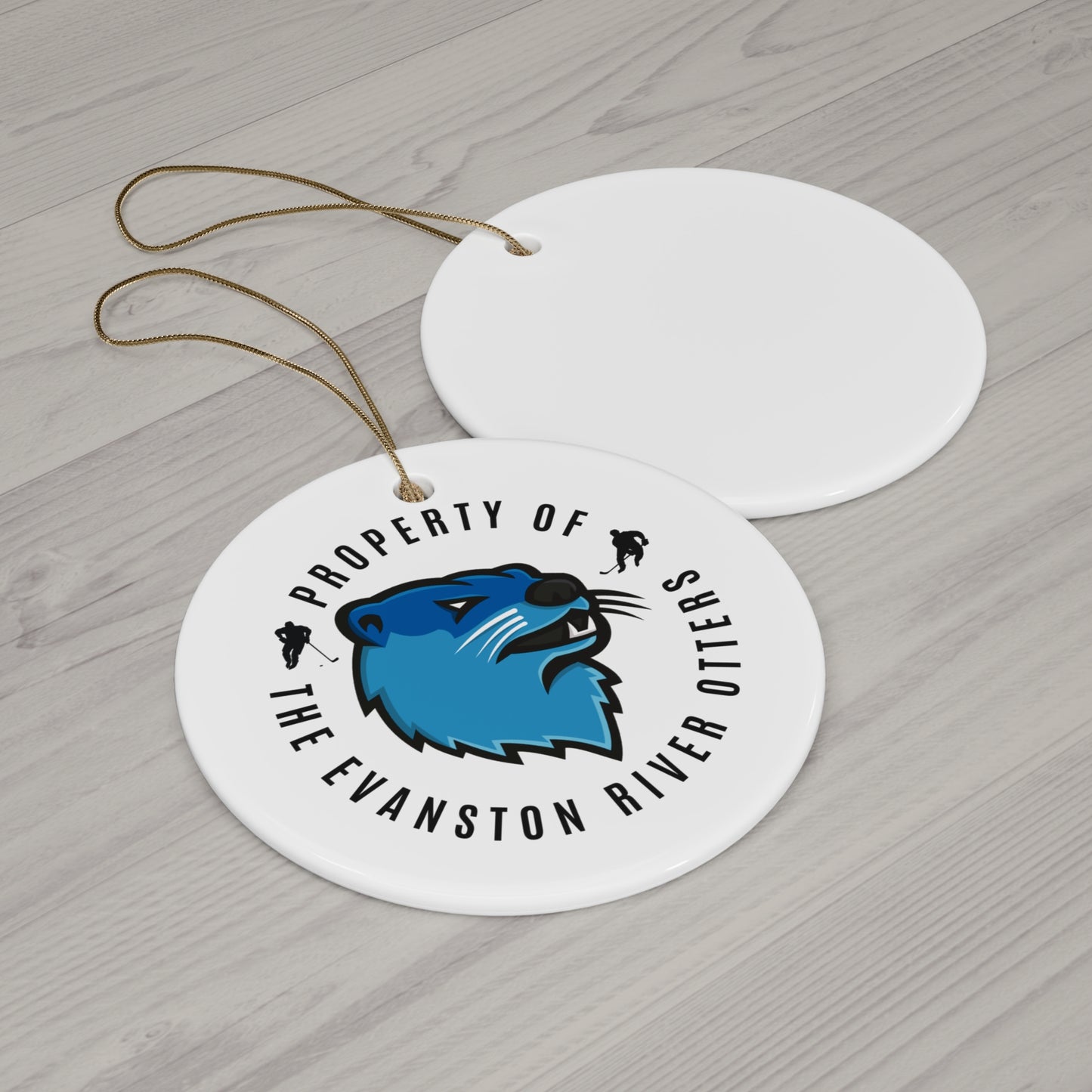 Property of the Evanston River Otters Ceramic Ornament