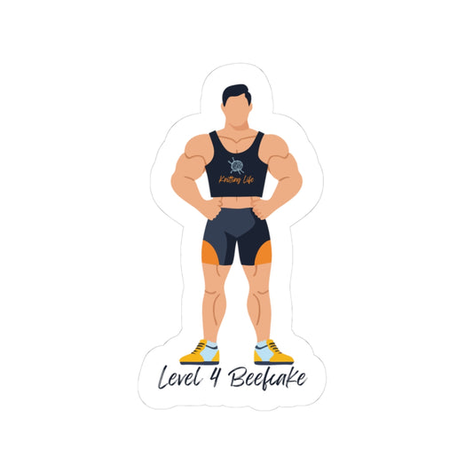 Level 4 Beefcake Sticker