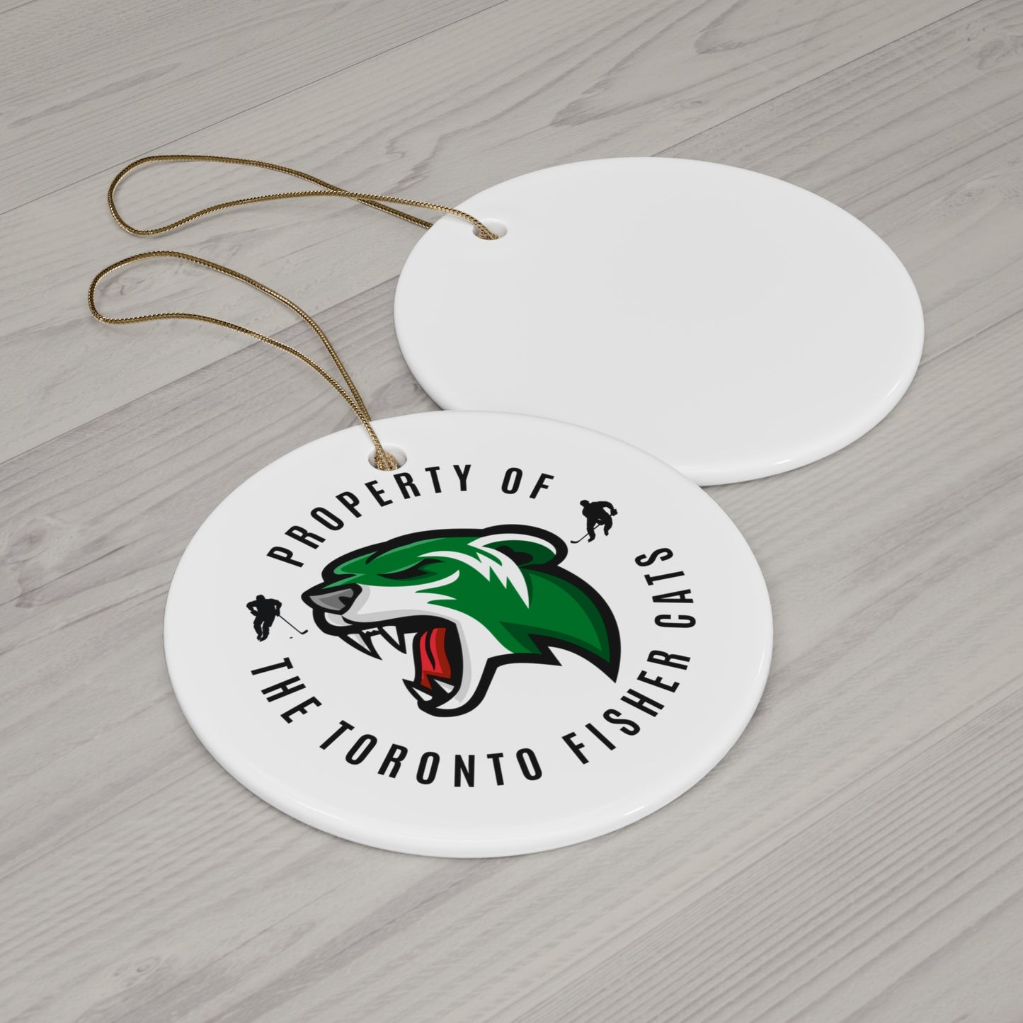 Property of the Toronto Fisher Cats Ceramic Ornament