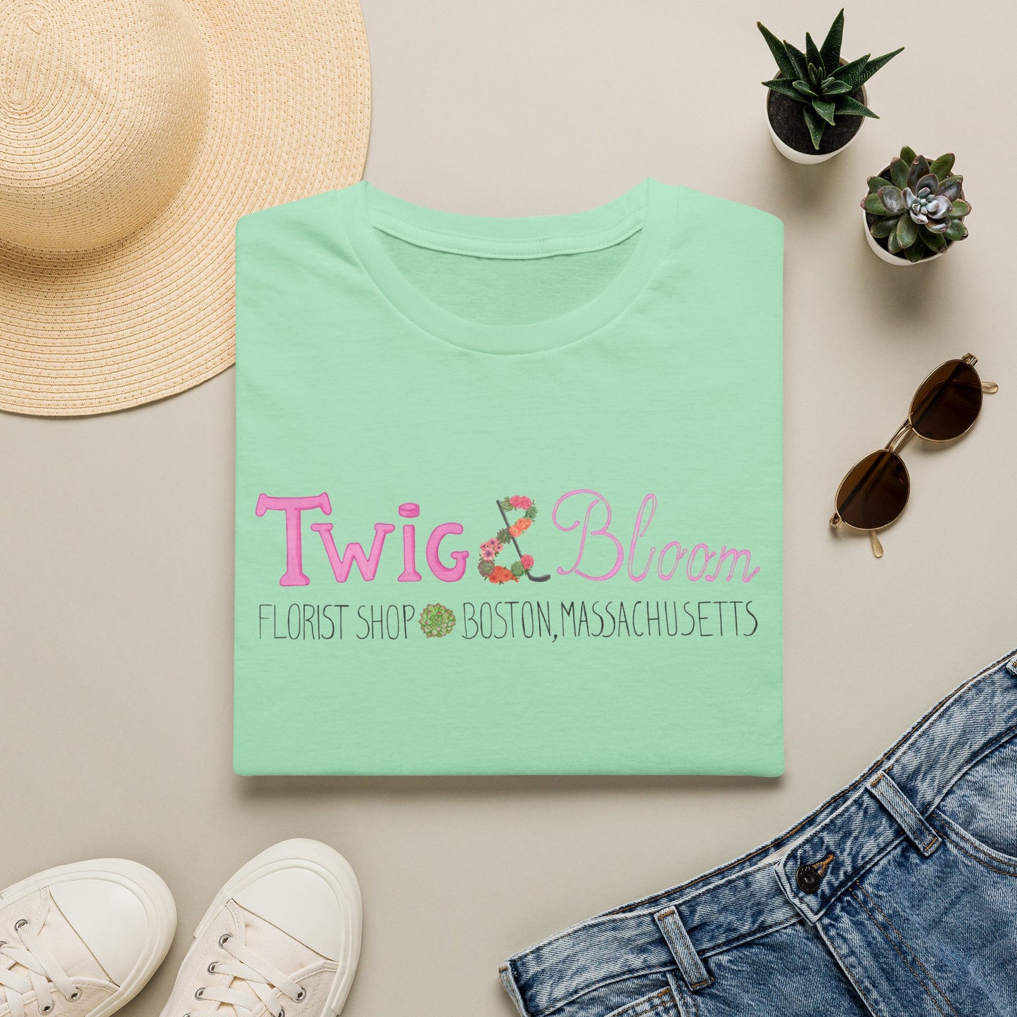 Twig & Bloom Unisex Softstyle T-Shirt