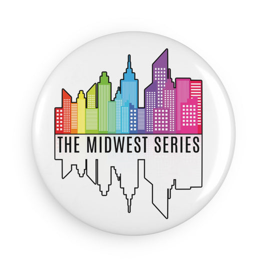 The Midwest Series Button Magnet, Round