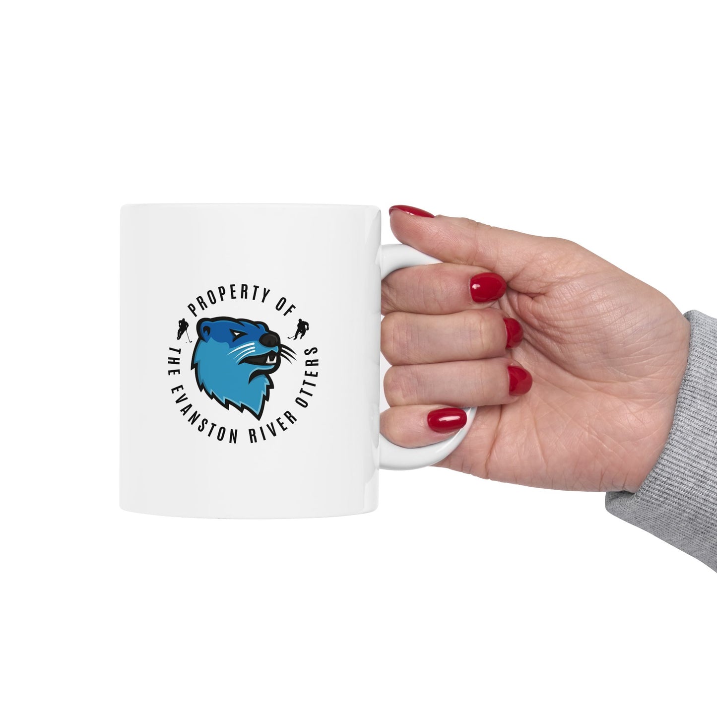 Property of the Evanston River Otters Ceramic Mug, (11oz, 15oz)