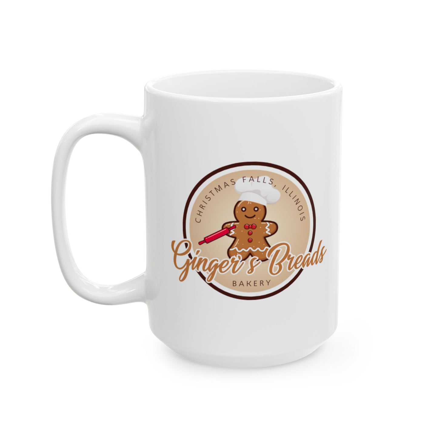 Ginger's Breads Ceramic Mug, (11oz, 15oz)