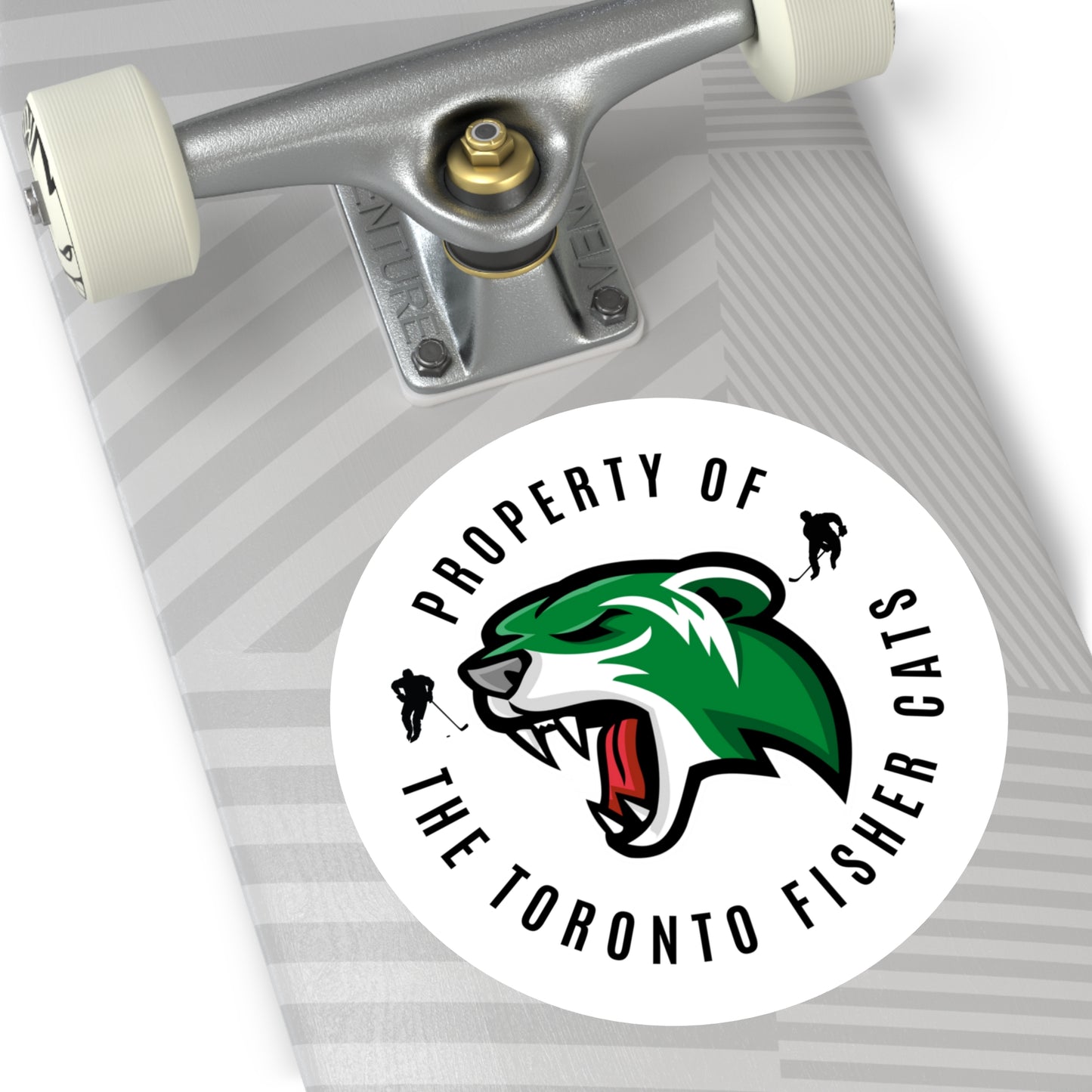 Property of the Toronto Fisher Cats Round Stickers