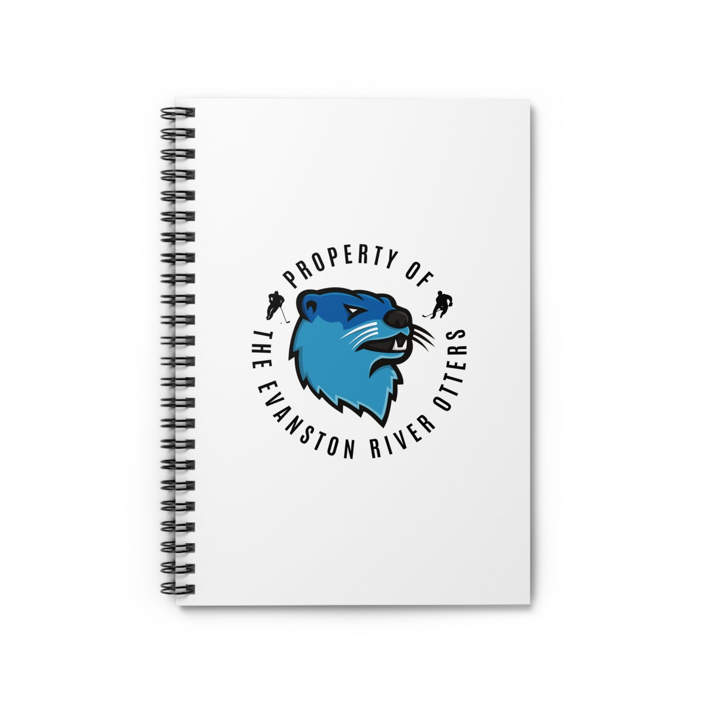 Property of the Evanston River Otters Spiral Notebook - Ruled Line