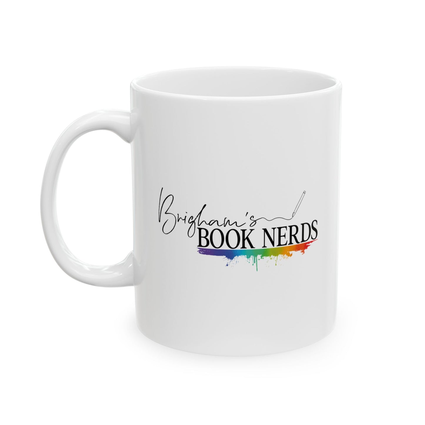 Book Nerd Ceramic Mug, (11oz, 15oz)