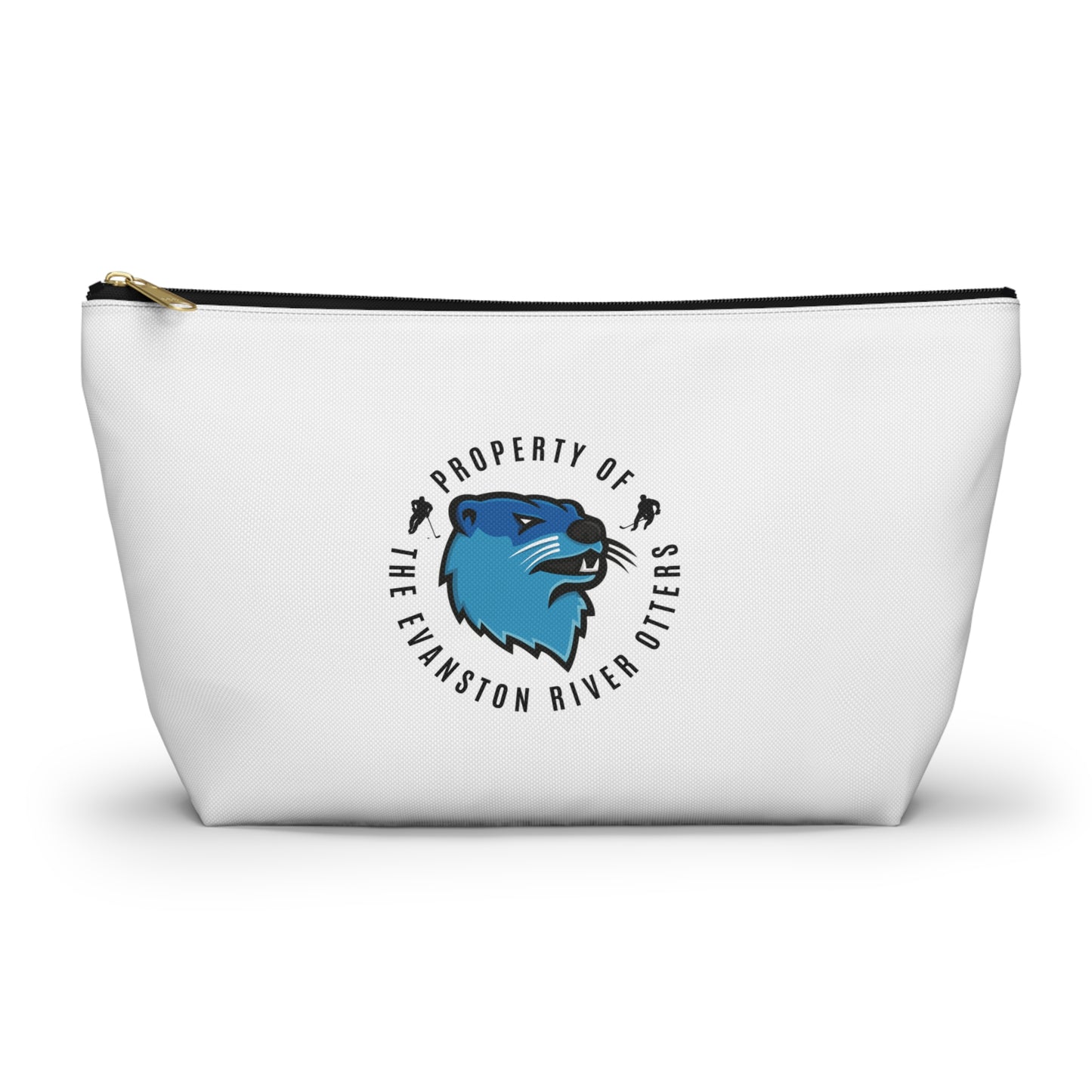 Property of the Evanston River Otters Accessory Pouch w/ Flat Bottom