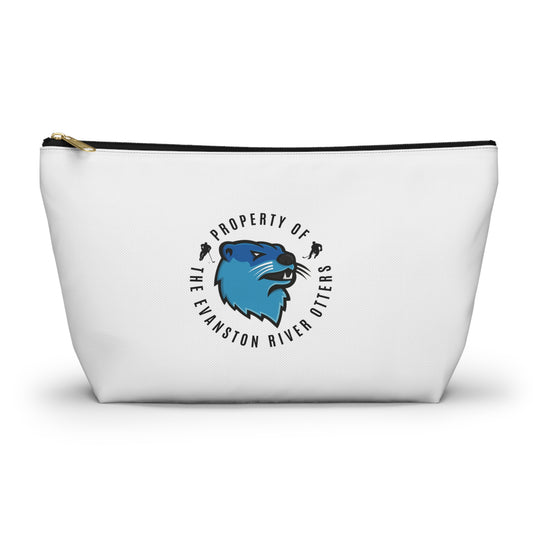 Property of the Evanston River Otters Accessory Pouch w/ Flat Bottom