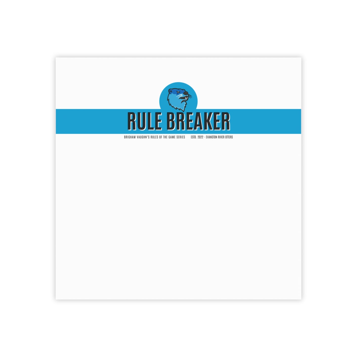 Rule Breaker Sticky Note Pad