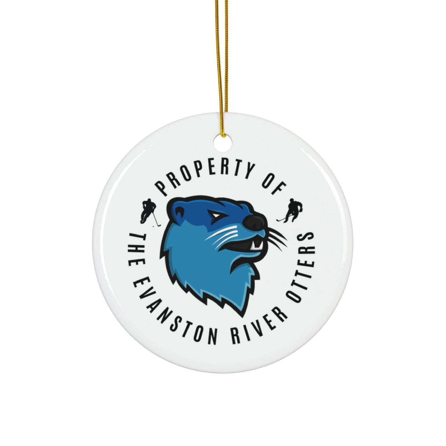 Property of the Evanston River Otters Ceramic Ornament