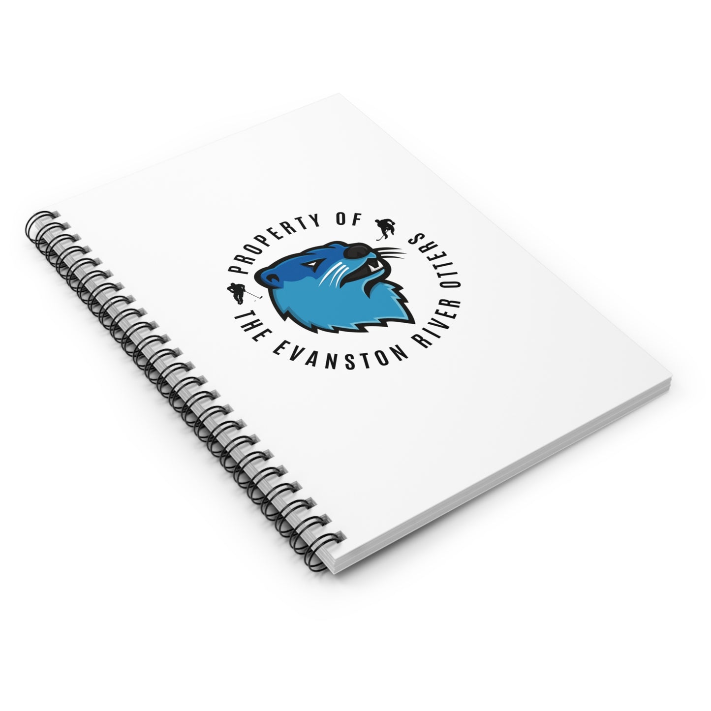 Property of the Evanston River Otters Spiral Notebook - Ruled Line