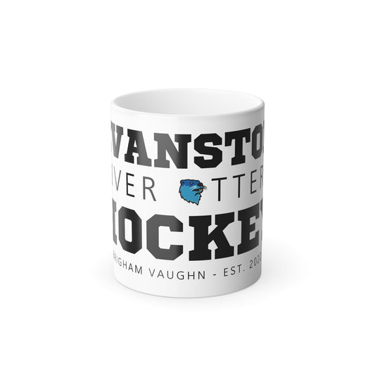 Evanston River Otters Hockey Color Morphing Mug, 11oz