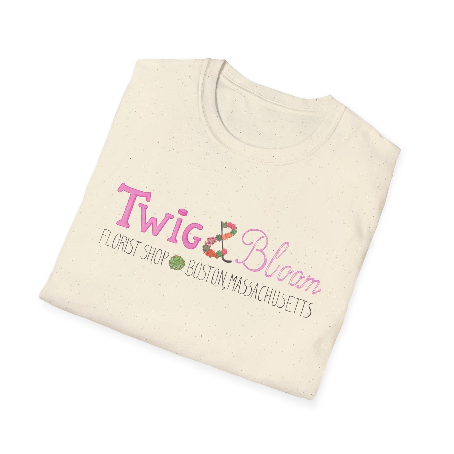 Twig & Bloom Unisex Softstyle T-Shirt