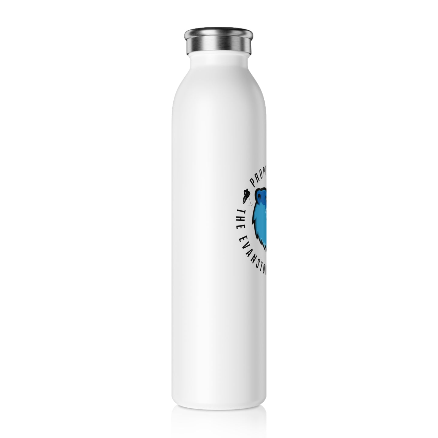 Property of the Evanston River Otters Slim Water Bottle