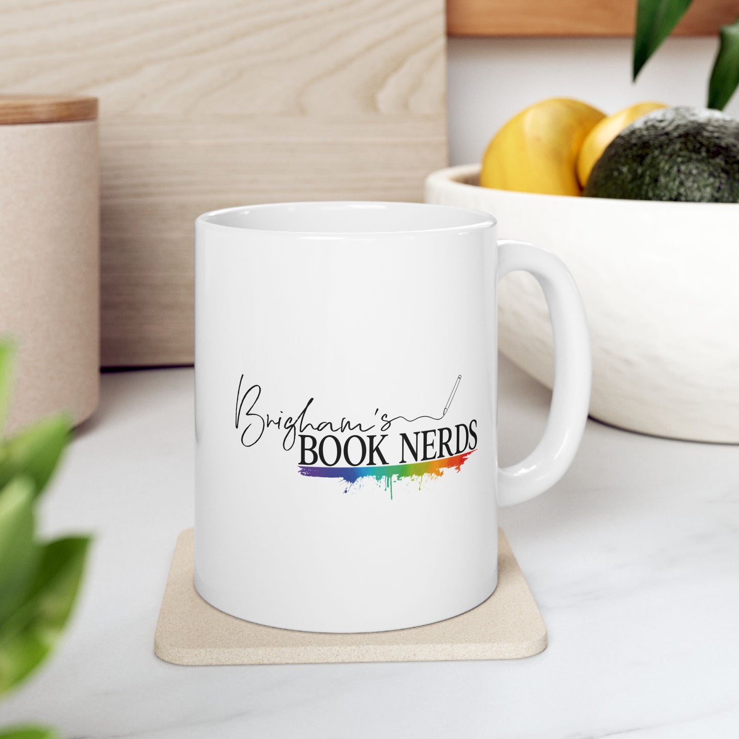 Book Nerd Ceramic Mug, (11oz, 15oz)