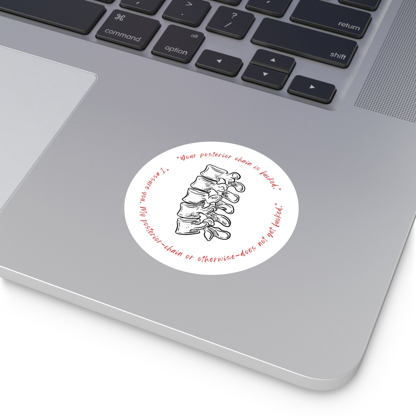 Posterior Chain Sticker