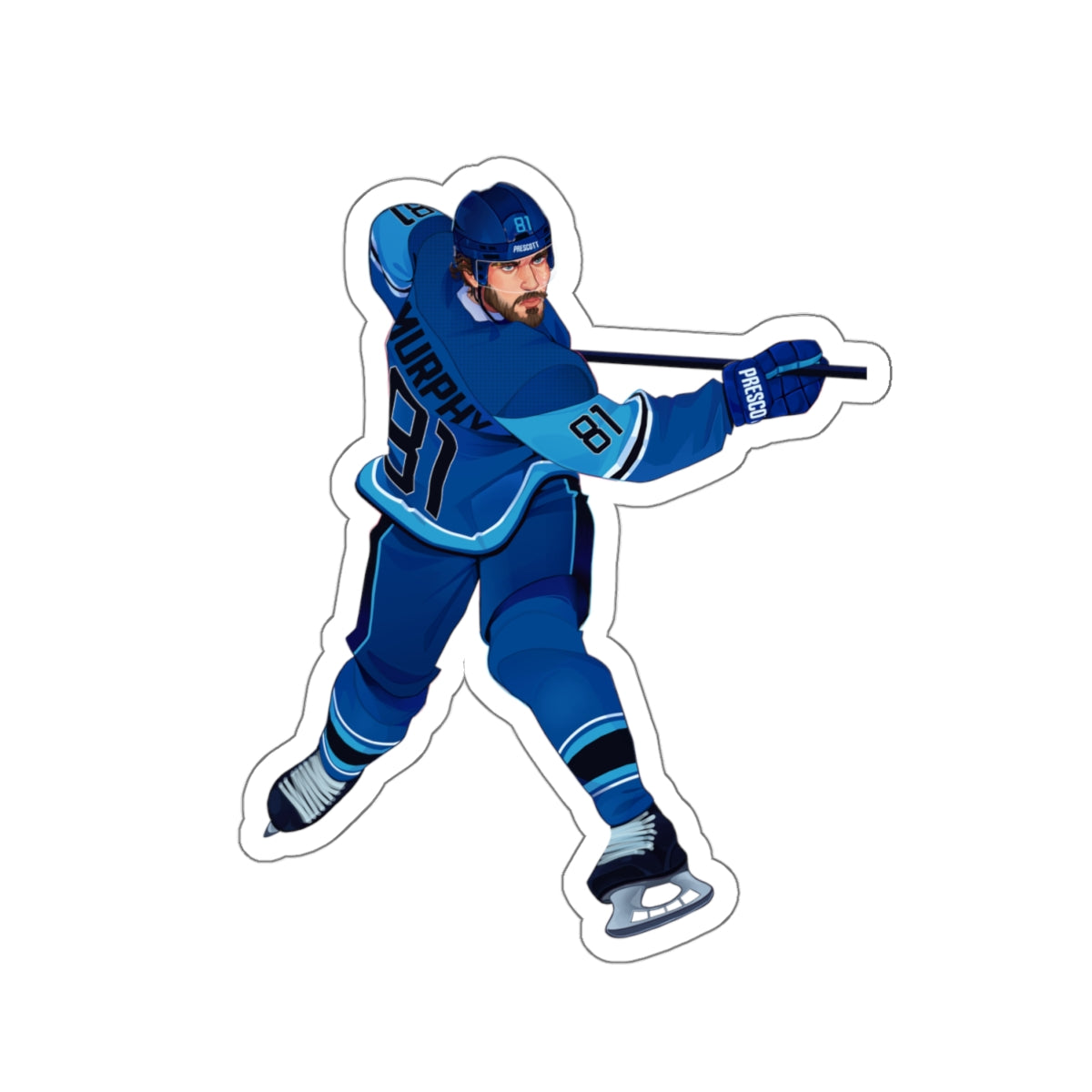 Zane Murphy Sticker