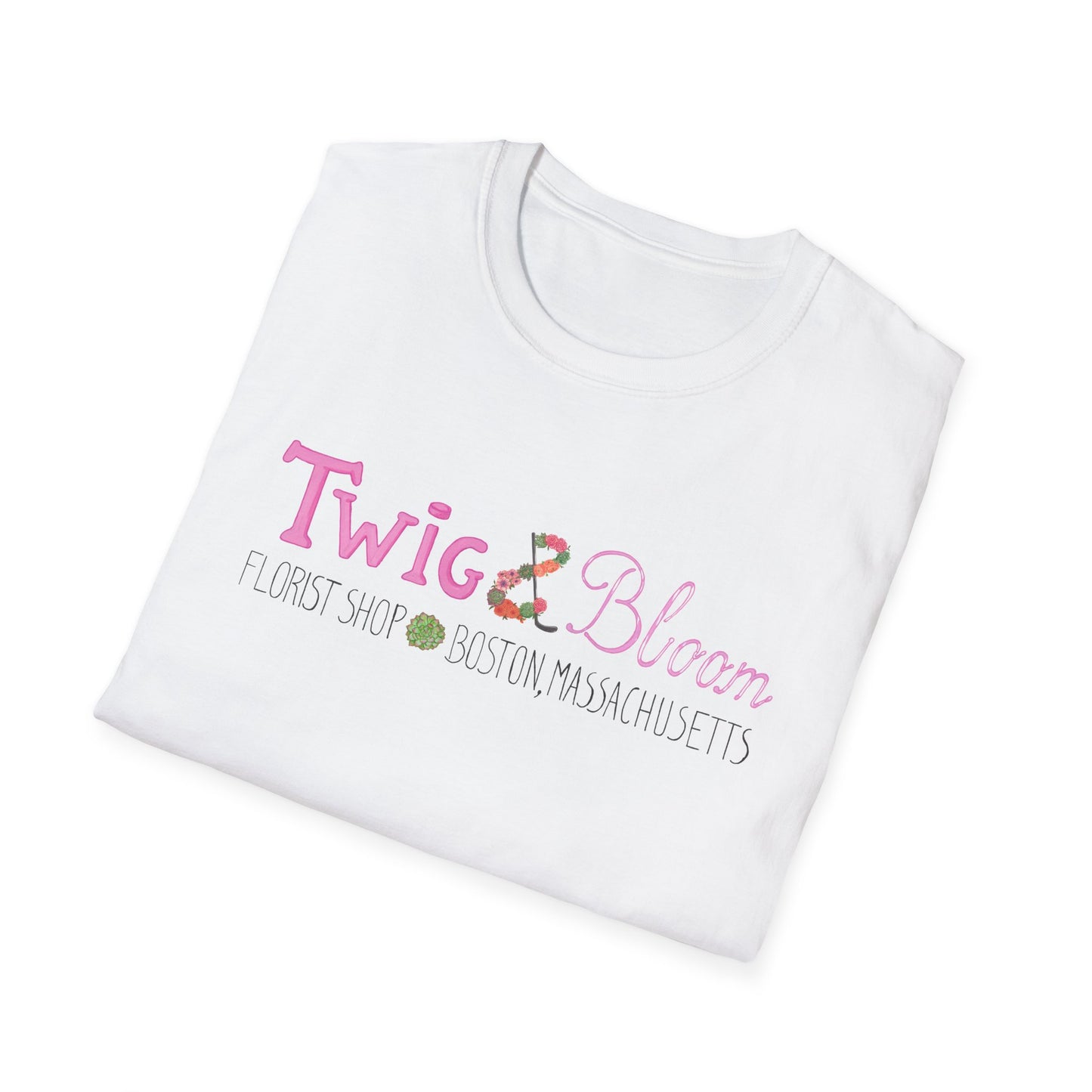 Twig & Bloom Unisex Softstyle T-Shirt