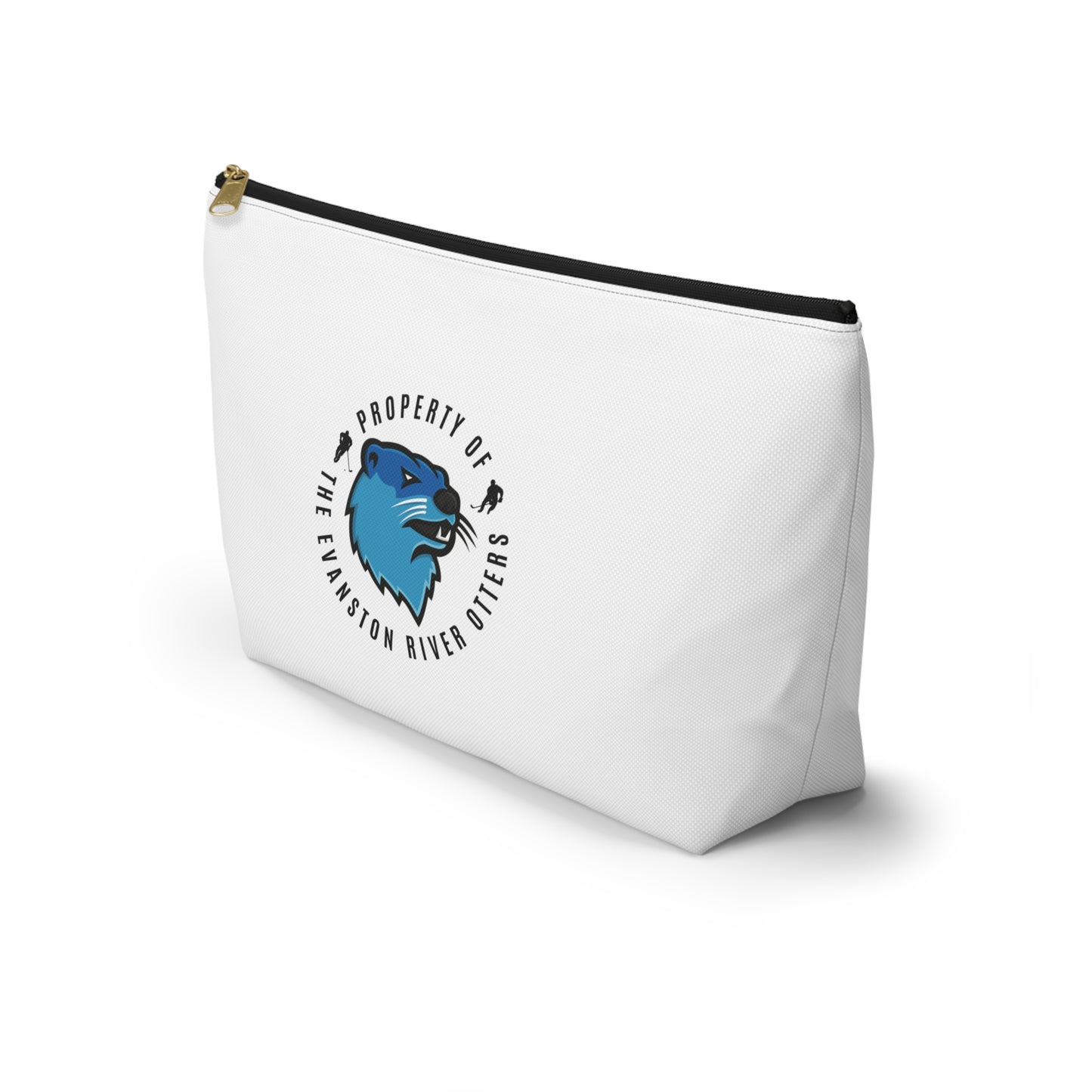 Property of the Evanston River Otters Accessory Pouch w/ Flat Bottom