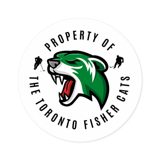 Property of the Toronto Fisher Cats Round Stickers