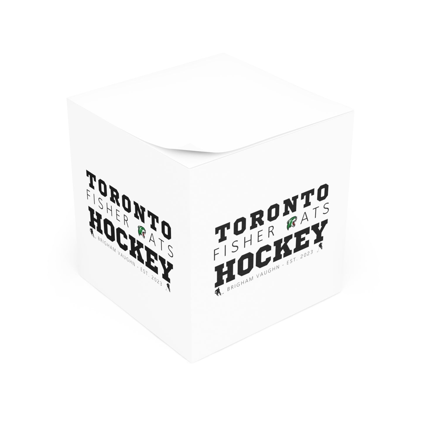 Toronto Fisher Cats Hockey Sticky Note Cube