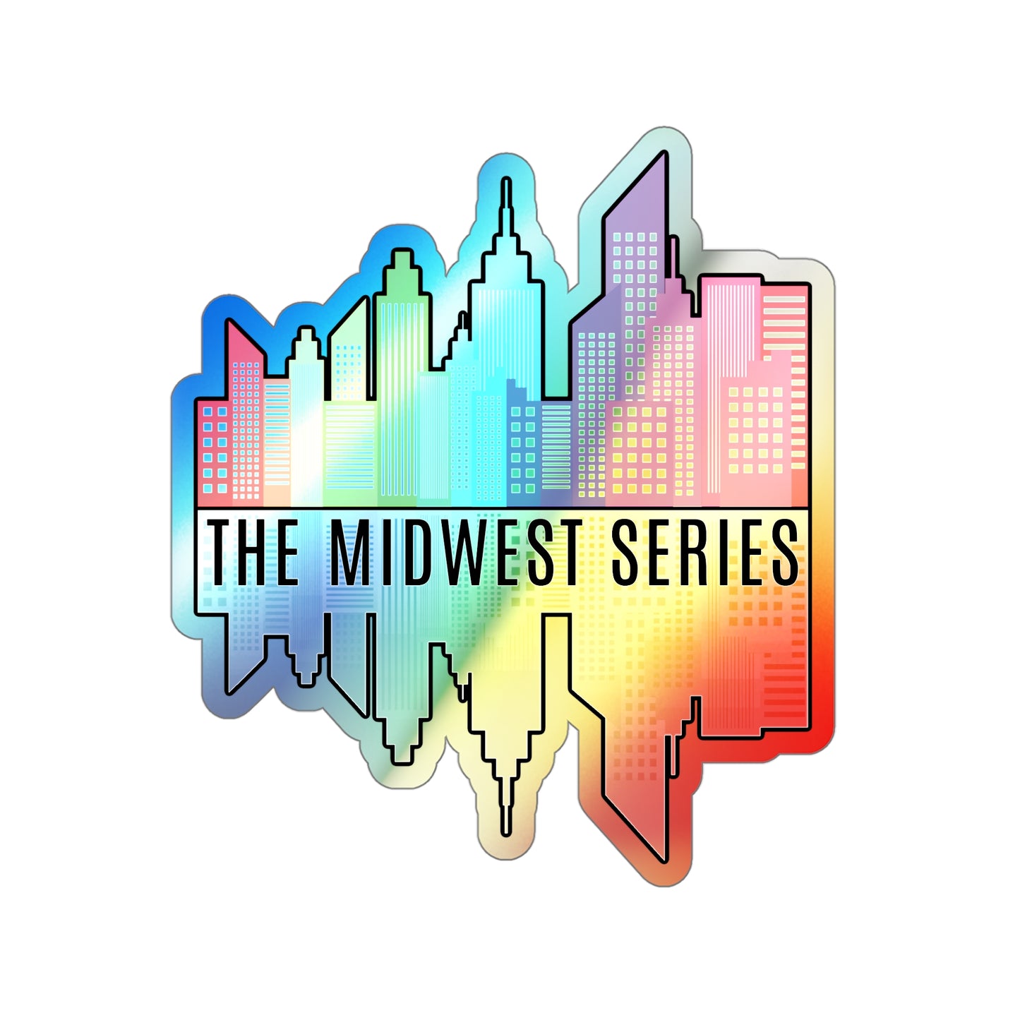 The Midwest Series Holographic Die-cut Stickers