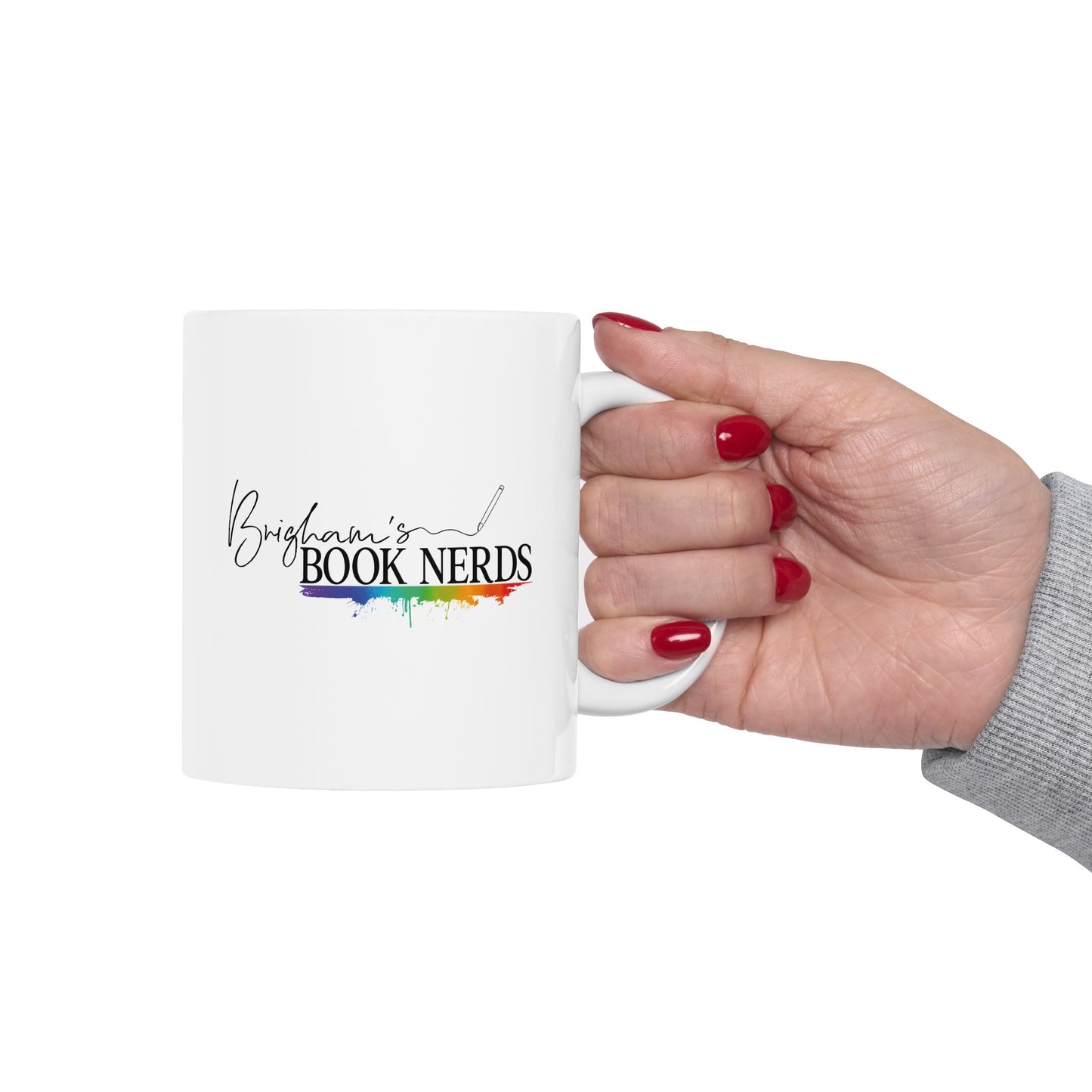 Book Nerd Ceramic Mug, (11oz, 15oz)