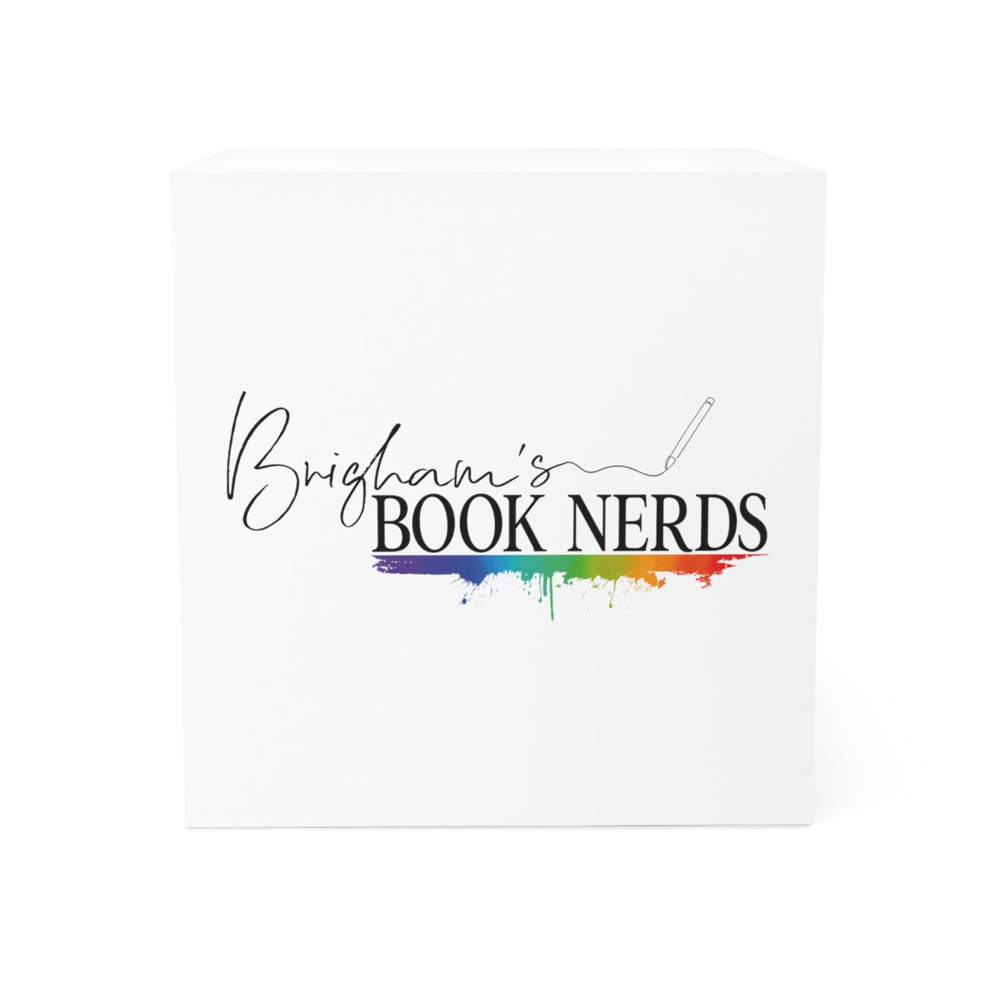 Book Nerds Sticky Note Cube