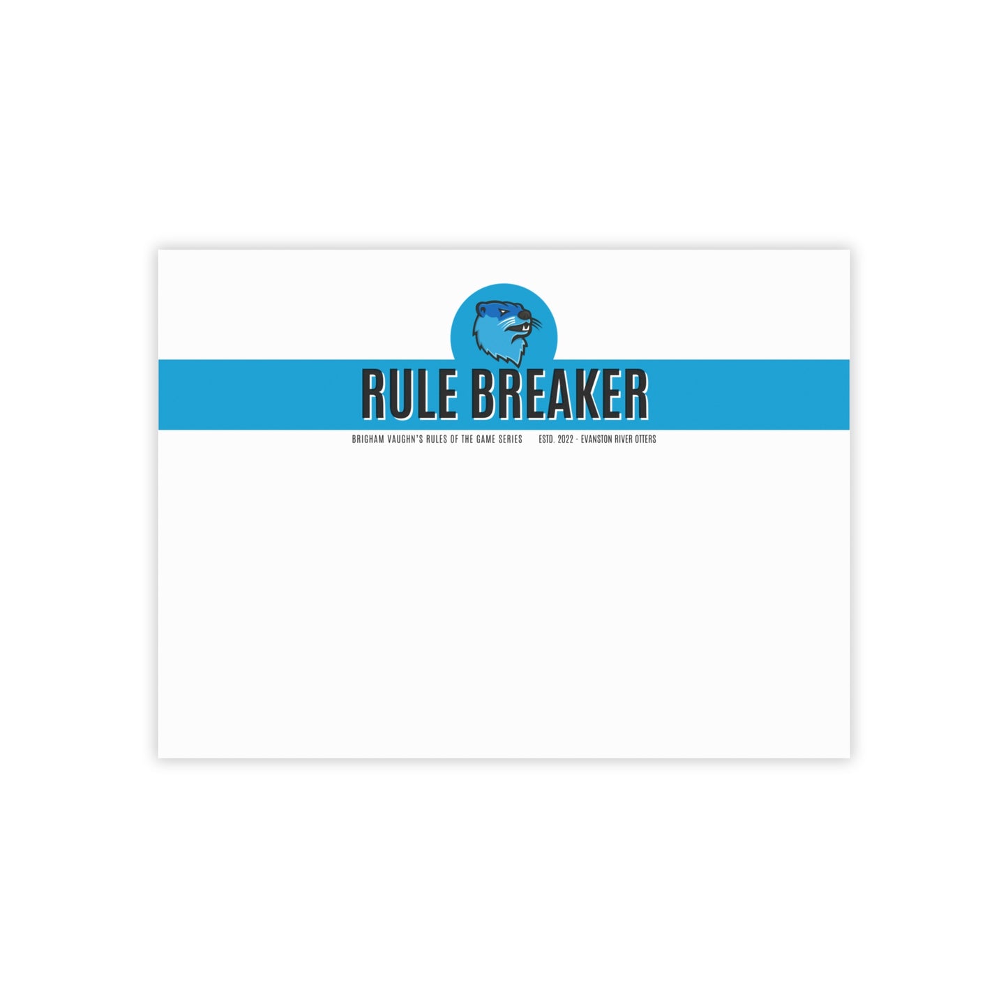 Rule Breaker Sticky Note Pad