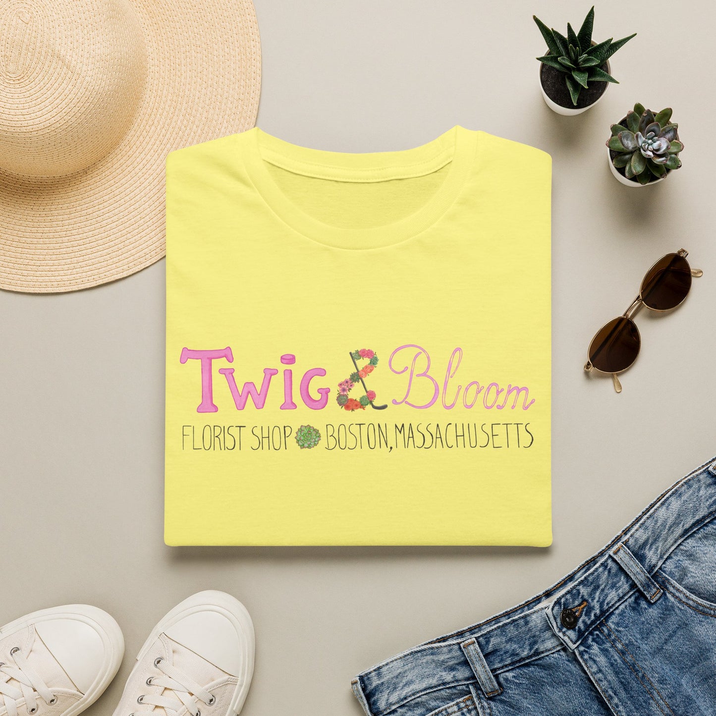 Twig & Bloom Unisex Softstyle T-Shirt