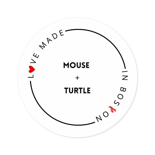 Love Made in Boston - Mouse + Turtle Sticker