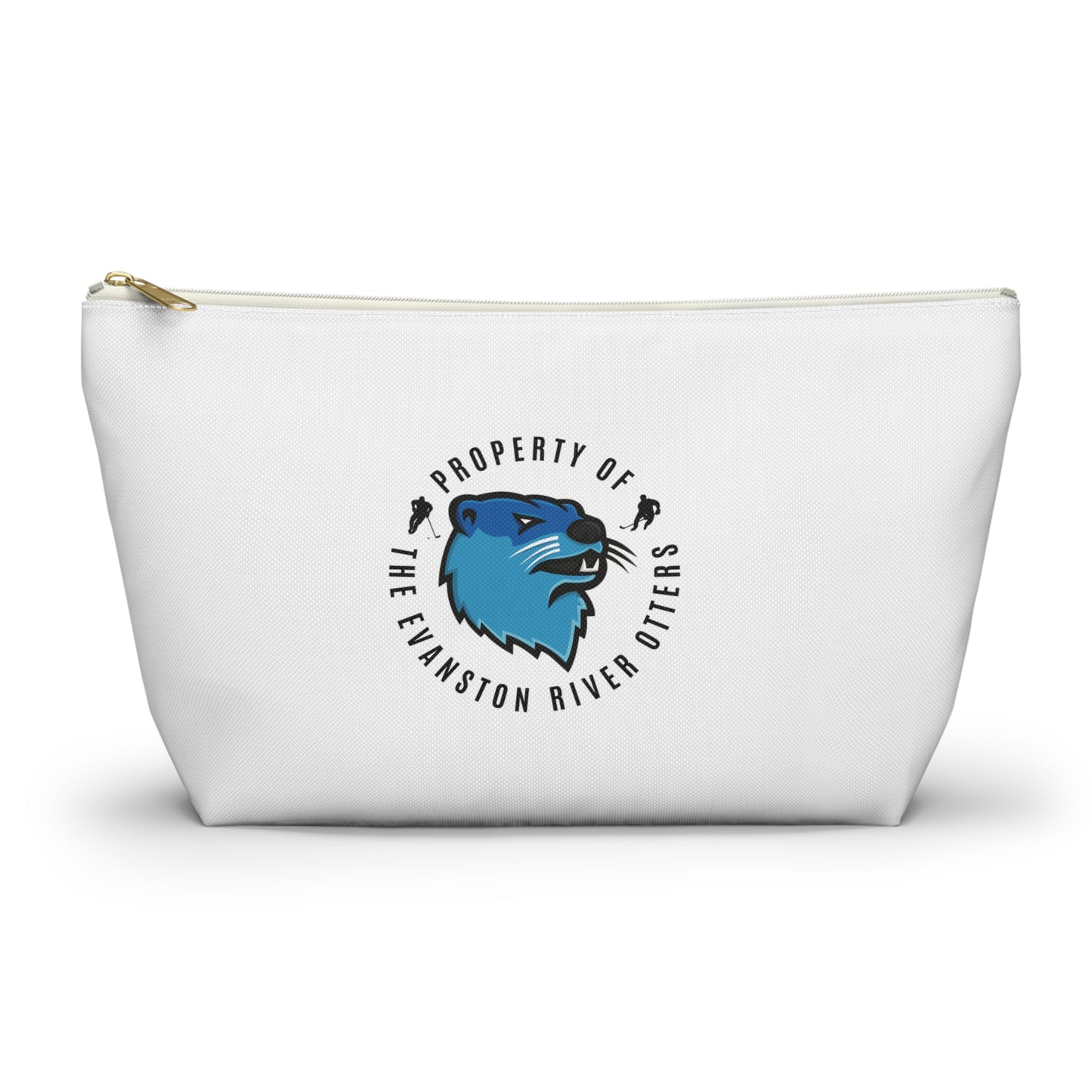 Property of the Evanston River Otters Accessory Pouch w/ Flat Bottom