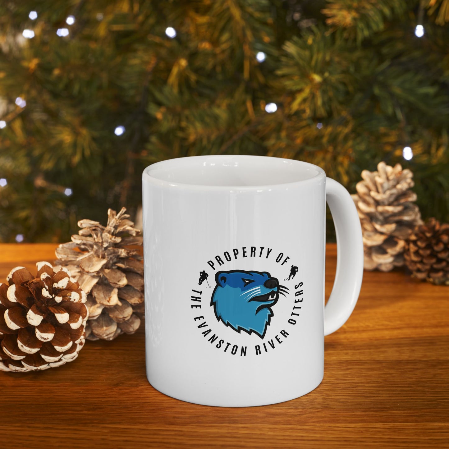 Property of the Evanston River Otters Ceramic Mug, (11oz, 15oz)