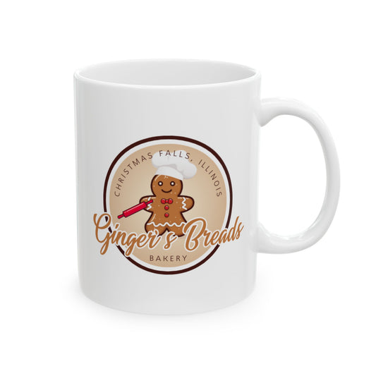 Ginger's Breads Ceramic Mug, (11oz, 15oz)