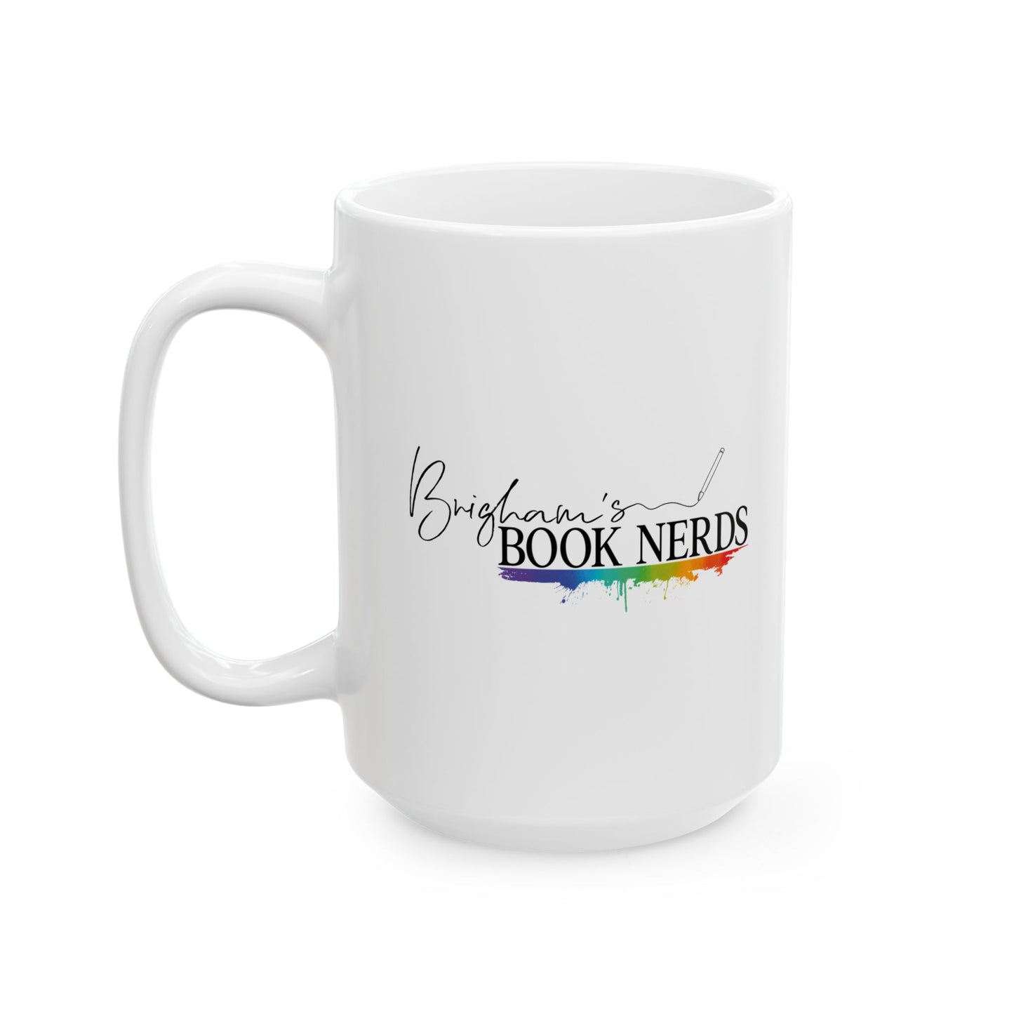 Book Nerd Ceramic Mug, (11oz, 15oz)