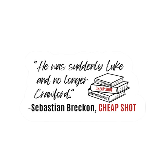 Sebastian Breckon Quote Sticker