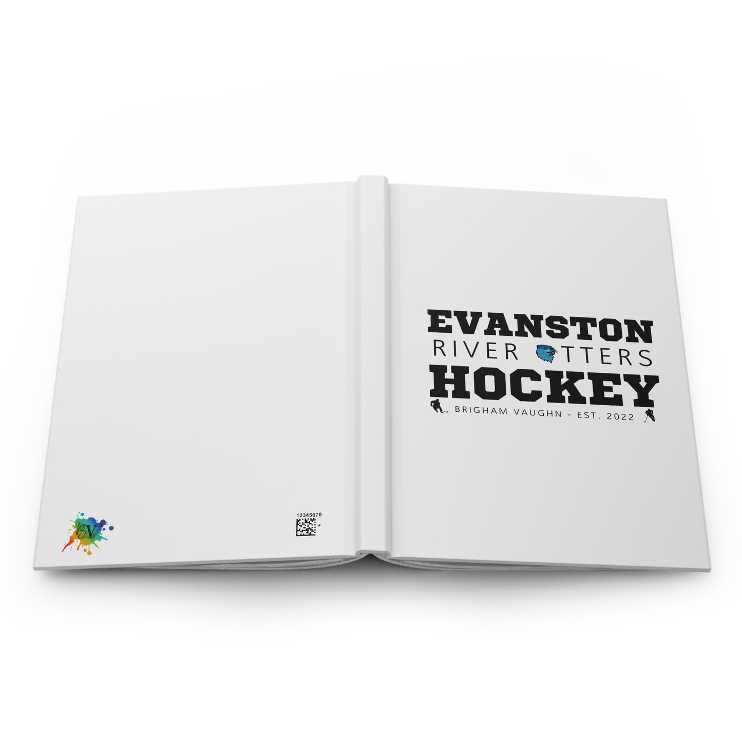 Evanston River Otters Hockey Hardcover Journal