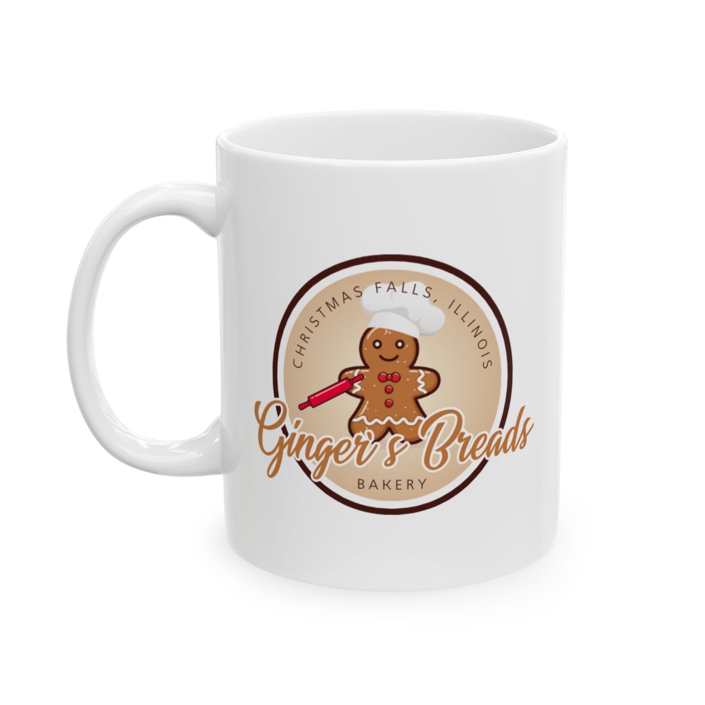 Ginger's Breads Ceramic Mug, (11oz, 15oz)